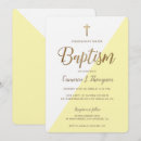 Search for yellow christening invitations Christian