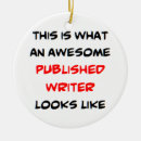 Search for writer christmas tree decorations Author