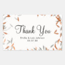 Search for autumn thank you wedding stickers Script