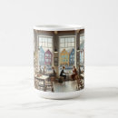 Search for cafe latte mugs Watercolor