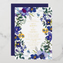 Search for gold foil pressed wedding invitations Floral