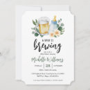 Search for brewery baby shower invitations Baby is brewing