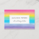 Search for rainbow business cards Chic