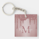 Search for girly decor key rings Rose gold