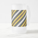 Search for yellow and white stripes mugs Black