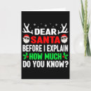 Search for dear santa i can explain cards Reindeer