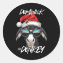 Search for funny donkey stickers Merry christmas
