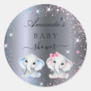 Search for silver baby shower stickers Pink