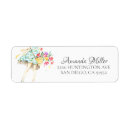Search for fashion girl return address labels Floral