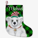 Search for polar bear christmas stockings Elegant