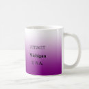 Search for michigan state map mugs Usa