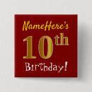Search for 10th birthday badges 10 years old