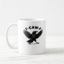 Search for rooster crowing mugs Black crow