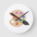 Search for artist palette clocks Brush