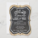 Search for bike wedding invitations Black and white
