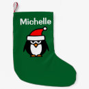 Search for penguin christmas stockings Whimsical