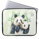 Search for panda laptop cases Black and white