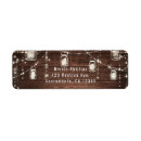 Search for rustic lace wedding return address labels Barn