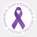 Search for epilepsy month stickers Purple