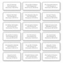 Search for individual name stickers Modern