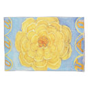 Search for painted flowers pillowcases Yellow