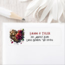 Search for silver heart return address labels Gold