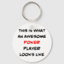 Search for card round key rings Poker