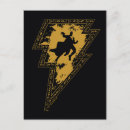 Search for black adam postcards Lightning bolt icon