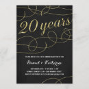 Search for 20th wedding anniversary invitations Twentieth