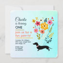 Search for puppy birthday invitations Girl birthday party