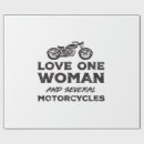 Search for motorcycle wrapping paper Woman