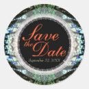 Search for lace save the date stickers Bride