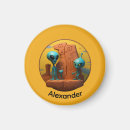 Search for alien magnets Cartoon