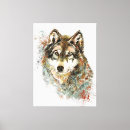Search for wolf canvas prints Wolves