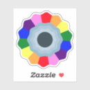 Search for multicolor flower stickers Cute