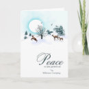 Search for landscape business christmas cards Reindeer