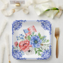 Search for red flower plates Bridal