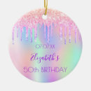 Search for iridescent christmas tree decorations Pink