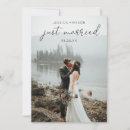 Search for just married wedding announcement cards Elopment