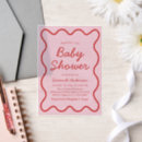 Search for pink and red baby shower invitations Mother to be