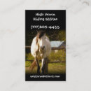 Search for filly business cards Equestrian