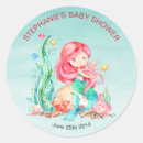 Search for baby shower mermaid stickers Girl