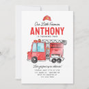 Search for fireman birthday invitations Fire truck birthday party