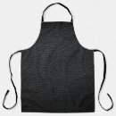 Search for black leather aprons Material