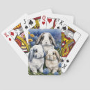 Search for rabbit playing cards Flowers