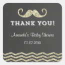 Search for moustache baby shower stickers Thank you