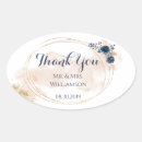 Search for gold floral thank you wedding stickers Script