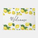 Search for lemon doormats Watercolor