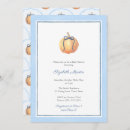 Search for pumpkin painting invitations Blue