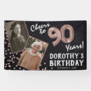 Search for 90th birthday banners Cheers to 90 years